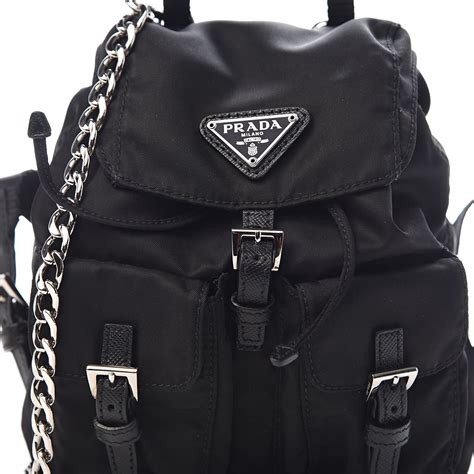 prada vela mini crossbody backpack kardashian|PRADA Nylon Vela Mini Crossbody Backpack Black.